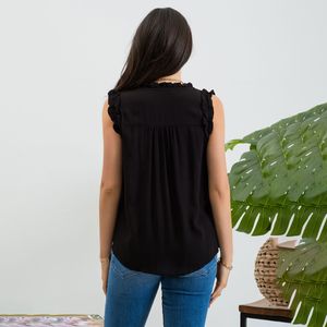 BLUSA CASUAL SIN MANGA