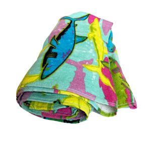 TOALLAS DE PLAYA ESTAMPADA SHARK