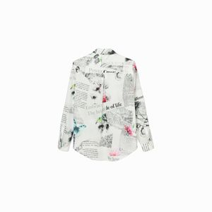 BLUSA CAMISERA CASUAL MANGA LARGA