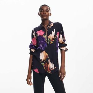 BLUSA CAMISERA CASUAL MANGA LARGA