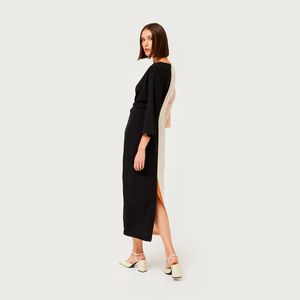 VESTIDO VESTIR MIDI MANGA LARGA