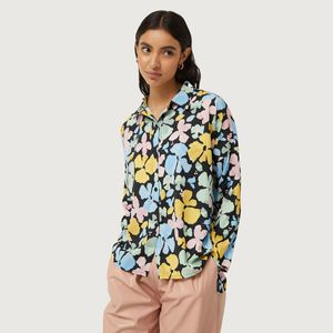 BLUSA CAMISERA CASUAL MANGA LARGA