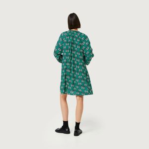 VESTIDO CASUAL CORTO MANGA LARGA