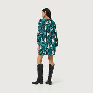 VESTIDO CASUAL CORTO MANGA LARGA