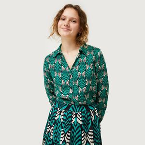 BLUSA CAMISERA CASUAL MANGA LARGA