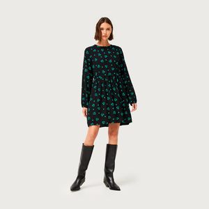 VESTIDO CASUAL CORTO MANGA LARGA