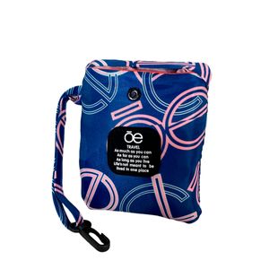 FOLDABLE TOTE BAG REVERSIBLE ROSA/AZUL OE