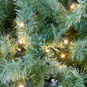 ÁRBOL DE NAVIDAD CANADIENSE CON LUCES VERDE # 7