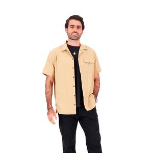 Camisa Casual Manga Corta Regular Manta Prelavada Worbies