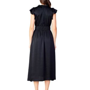 VESTIDO CASUAL MIDI MANGA CORTA