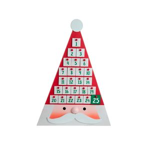 CALENDARIO DE ADVIENTO TRIANGULO CARA SANTA