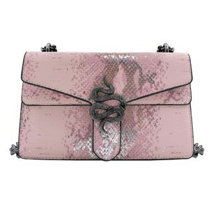 Pia Crossbody Motola Serpiente Rosa