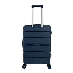 MALETA RIGIDA DE 24" 4RUEDAS DOBLES CANDADO TSA FABRICADA EN PP