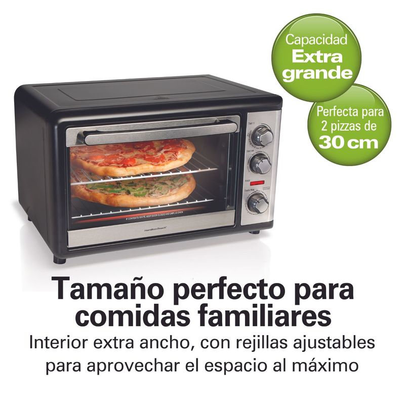HORNO TOSTADOR HAMILTON BEACH REBANADAS Gran Chapur