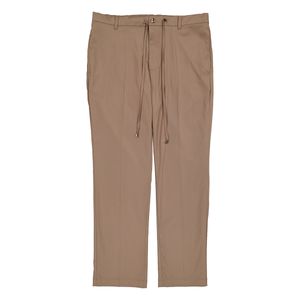 Pantalón Casual Recto con Jareta Topo Beige