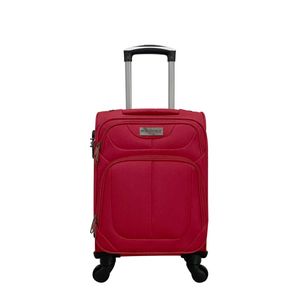 Maleta Vertical de Cabina 16" Peektour de Textil con 4 Ruedas Roja