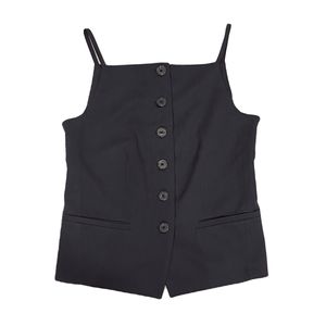 Chaleco Vestir Pinzas Strech Gris Medio