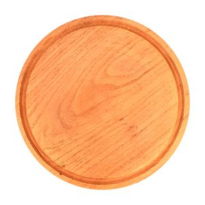 Plato Extendido de Madera Dura Torneada