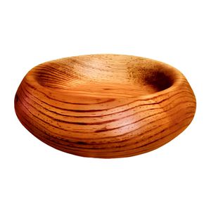 Plato Hondo De Madera Torneada. Modelo Dalet.