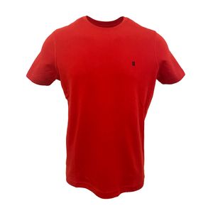 Playera Cuello Redondo Manga Corta Rojo