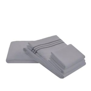 Juego De Sábanas Sealy Down Alternative Queen Size Gris