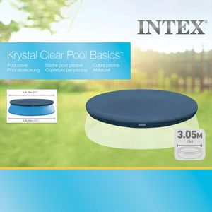 Cubierta para Piscina Redonda Azul Intex 2.84m x 30 cm