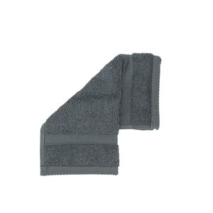 Toalla Essens Facial 30cm x 30cm 700 Gsm Gris Oscuro