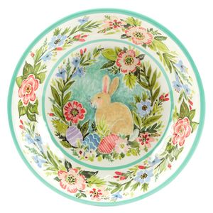 Tazon Servicio Oval Melamina 13.75" X 2.75" Joy Of Easter
