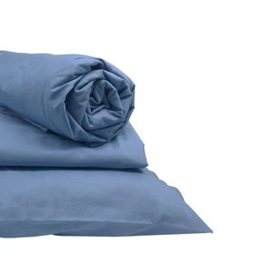 Juego de Sábanas Essens Matrimonial Azul Fuerte