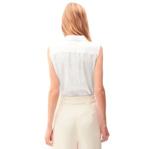 Blusa Camisera Casual Sin Manga