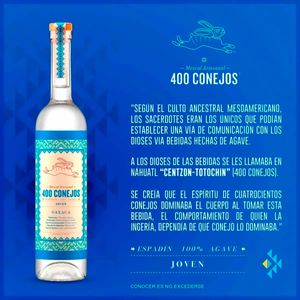 Mezcal 400 Conejos Joven 700ML