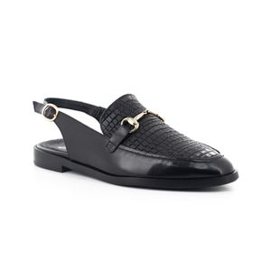 Zapato De Piso Casual En Piel Gino Cherruti Negro para Mujer
