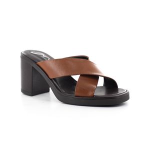 Sandalia De Tacon Casual En Piel Gino Cherruti para Mujer