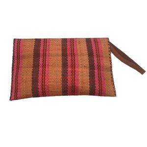 CARTERA CLUTCH TELAR DE CINTURA DE HILAZA ALGODÓN