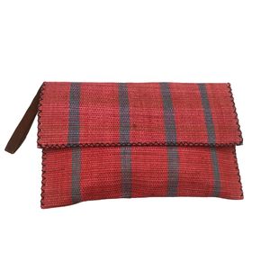 CARTERA CLUTCH TELAR DE CINTURA DE HILAZA ALGODÓN