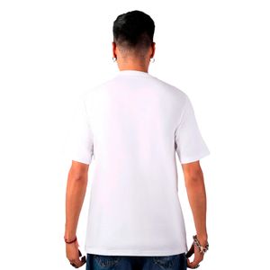 Playera Cuello Redondo Manga Corta Converse Blanca para Hombre