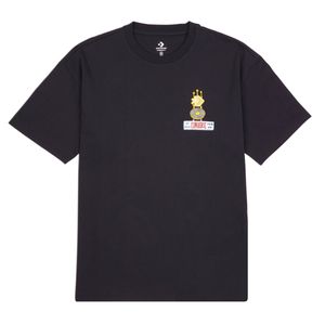 Playera Cuello Redondo Manga Corta Converse Negra para Hombre