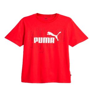 Playera Cuello Redondo Manga Corta Puma Rojo para Hombre