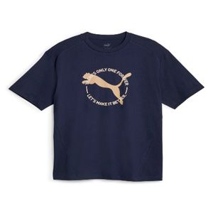 Playera Cuello Redondo Manga Corta Puma Azul para Hombre