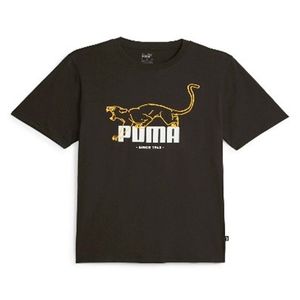 Playera Cuello Redondo Manga Corta Puma Negro para Hombre