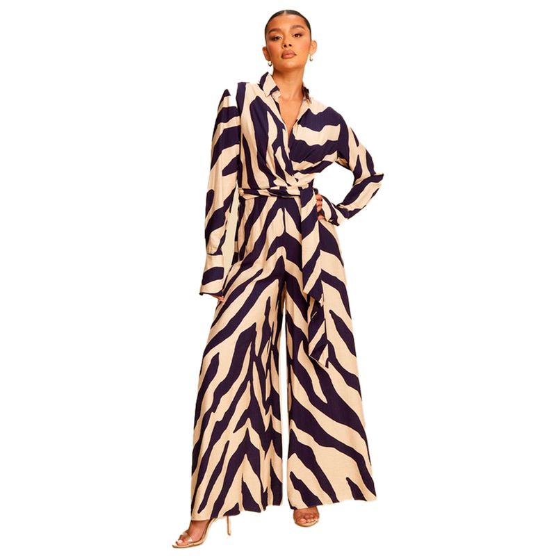 Vestido Largo Manga Larga Luxxel Estampado para Mujer Gran Chapur