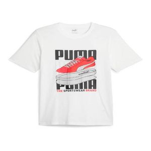 Playera Cuello Redondo Manga Corta Puma Blanco para Hombre