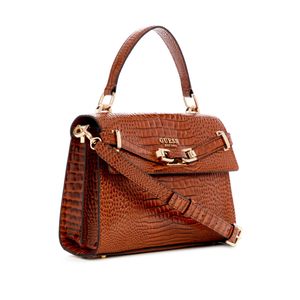 Bolsa Satchel Guess Silvye Café