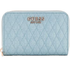 Cartera Guess  Zip Around Betula Mediana Azul