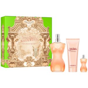 Set Jean Paul Gaultier Classique Perfume + Loción + Edp de Viaje