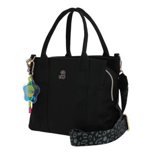 Bolsa Satchel Gorett Barbie Negro