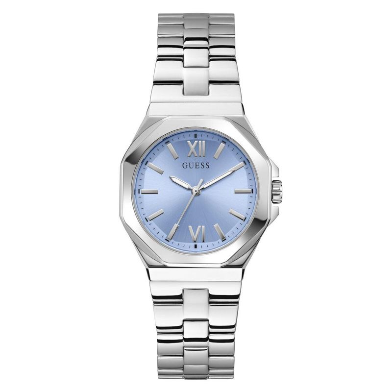 Reloj Dama Moda Acero Modelo Gw0873L1 Color Gris Medio Marca Guess
