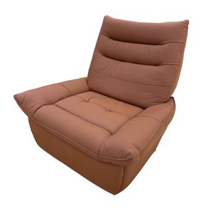 Sillon Reclinable Mecedora Electrico Naranja Leather/Pvc 325