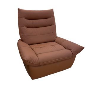 Sillon Reclinable Mecedora Electrico Naranja Leather/Pvc 325