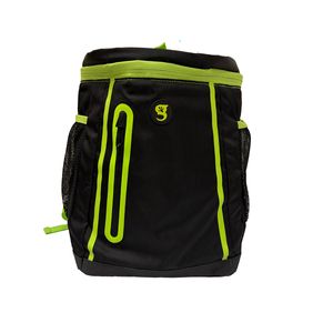 MOCHILA OPTICOOL, COLOR NEGRO / VERDE NEON